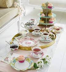 Amazonsmile Talking Tables Tea Party Vintage Floral Tea Cups And Saucer Sets Truly Scrumptious Also Great For Birt Tea Time Table Tea Cup Party Party Cups