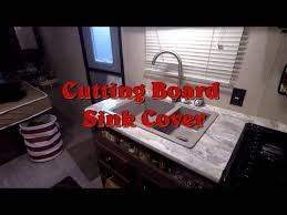 rv sink cover / cutting board  diy