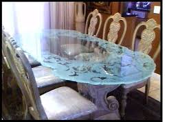 Modwaylippa gold white 60 inch rectangle dining table. Dining Table By Ultimate Glass Etching Llc In Las Vegas Nv Alignable