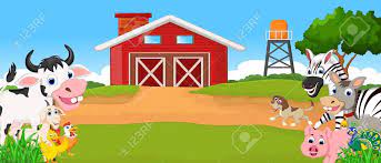 Variety of farm animals in front of white background. Collection Farm Animals With Farm Background Royalty Free Cliparts Vectors And Stock Illustration Image 67372911