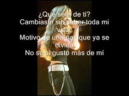 Letra Que Sera De Ti Thalia Wmv Youtube Thalia Canciones Letras