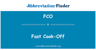 Recipes are full of culinary codes like abbreviations and weird measurements (how big is a pinch?). Fco Definition Fast Cook Off Abbreviation Finder
