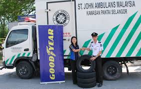The charity that steps forwards in the moments that matter. Goodyear Donates Tyres To St John Ambulance Malaysia Paultan Org