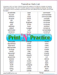 Types Of Verbs 64 Kinds Of Verbs Worksheets