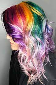 43 Fabulous Rainbow Hair Color Ideas Lovehairstyles Com