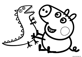 Peppa pig para colorear con sus amigos. Coloriage Peppa Pig 7 Dessin Peppa Pig A Imprimer