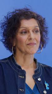 'Lifechanging.', That's one word Meera Syal uses to describe dementia. She  wears her Forget Me Not for her Father, and in solidarity for others who  are experiencing dementia., ‘It's quite an emotional ...