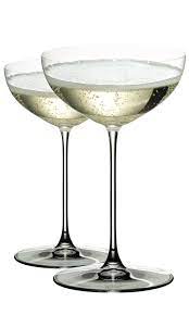 Coupes also happen to be one of the most photogenic cocktail glass silhouettes out there. Riedel Glass Veritas Coupe Moscato Martini 6449 09 Set Of 2