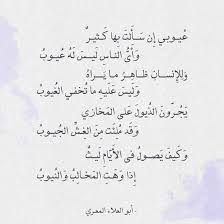 شعر أبو العلاء المعري عيوبي إن سألت بها كثير عالم الأدب Arabic Love Quotes Arabic Quotes Love Quotes