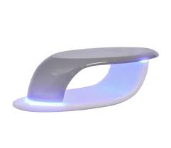 Couchtisch weiss hochglanz wohnzimmertisch designertisch luxustisch modern milo. Vidaxl Couchtisch Mit Led Leuchtstreifen Fiberglas Hochglanz Weiss Und Grau Vidaxl De
