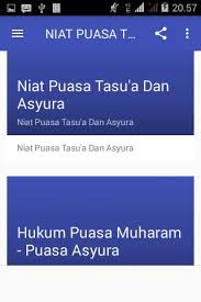 Dan untuk lebih jelasnya mari kita ikuti saja penjelasan dutadakwah mengenai perihal kesunahannya puasa asyura dan tasu'a dalil puasa muharaam. Niat Puasa Tasu A Dan Asyura Pour Android Telechargez L Apk