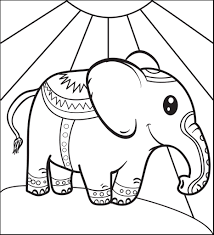 See more ideas about elephant coloring page, colouring pages, elephant. Printable Circus Elephant Coloring Page For Kids Supplyme