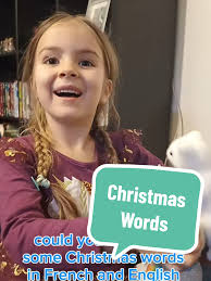 Christmas vocabulary in French and English 🥰. #RaisingBilingual  #OneParentOneLanguage #ChachasGotThis #MumLife #onthisday