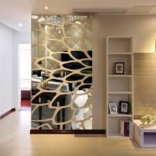Modern mirror wall stickers acrylic 3D wall surface stickers home ...