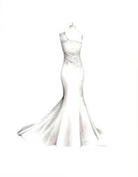 Custom Wedding Dress Drawing Wedding Illustration Memory Sketch Wedding Art Wedding Dress Drawings Dress Drawing Custom Wedding Dress