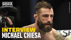 Michael tattoo by denis sivak. Michael Chiesa Very Happy For Poirier Thinks Trilogy With Mcgregor Makes Most Sense Bloody Elbow