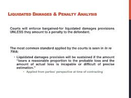 Therefore, an innocent party in a contract that has been breached cannot recover simpliciter the sum fixed in a damages clause whether as penalty or liquidated damages. Ppt Liquidated Damages Penalty Analysis Powerpoint Presentation Id 3314822