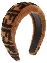 Fendi Ff Motif Hairband Farfetch Designer Hair Accessories Hair Accessories Fendi