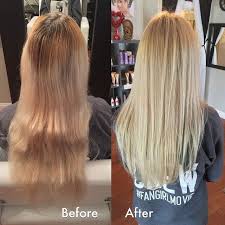 Major Color Correction On This Beautiful Blonde If U Try To Color Ur Own Hair And It Turns Orange Yellow Or Color Correction Hair Orange To Blonde Hair Hair