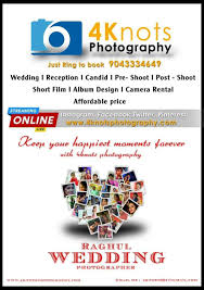 Create the memories of your dreams a reality through our lens. 4knots Photography In Thongumalai Vellore 632001 Sulekha Vellore
