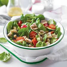 Baby Spinach Tuna And White Bean Salad White Bean Salad White Beans Spinach Salad