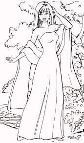 Terlebih bagi mereka yang memiliki jiwa seni yang tinggi. Wedding Dress Fashion Barbie Coloring Pages Novocom Top