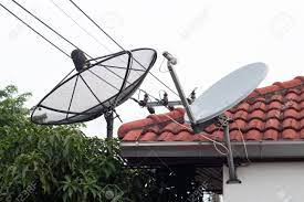 We are serving in california & los angeles. Black And White Satellite Dish And Tv Antenna At Old Village Stock Photo Picture And Royalty Free Image Image 104452206