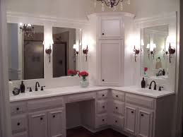 Double bathroom vanities allow multiple people to have their own space in the bathroom. Double Sink Corner Vanity Novocom Top
