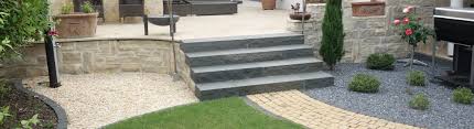 Für die herstellung unserer produkte verwenden wir granit, sandstein, marmor und schiefer, alle natursteine von höchster qualität. Naturstein Terrassenplatten Gunstig Kaufen Mauersteine Palisaden Granit