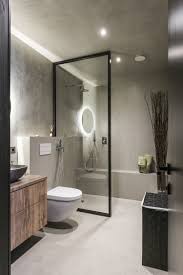 Small Industrial Apartment In Lithuania Gets An Inspiring Update Modern Bathroom Design Modern Bathroom Industrial Modern Bathroom