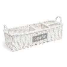 Panier Blanc Salle De Bain Cestini Da Bagno Vimini Bagno