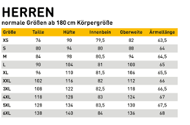 Sowohl normalgrößen und kurzgrößen als auch langgrößen. Gonso Grossentabelle Herren Bikemeile24