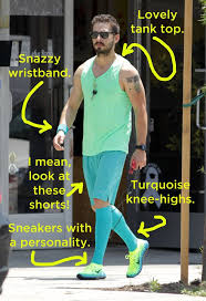 Shia Labeouf S Workout Gear Is Incredibly Bright And Colorful Shia Labeouf Workout Gear Latest Celebrity Gossip