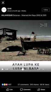 Sila perhatikan iklan klip video di bawah ini dengan teliti. Norreen Iman On Twitter Iklan Petronas Selamat Hari Raya 2001 Thats Me Yang Jadi Kakak Masa Aku 7 Tahun Aku Nak Sangat Jumpa Budak Yang Jadi Adik Aku Tu Sekarang Dia Ingat