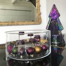Votive holders are 2 1/2. Mystic Glimmer Tree Votive Holder Large Herbst Winter Partylite Winter
