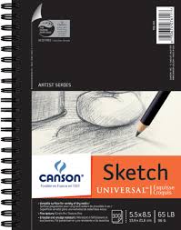 The actual art theme is 8×10, and there is white border to help you. Canson Universal Sketch Paper Pad 5 5 X 8 5 100 Sheets Walmart Com Walmart Com