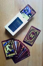 It's similar to the children's card game war, but it involves a little more skill. Full Persona 2 Tarot Cards Set All 78 Free Shipping Etsy In 2021 Racko Card Game Set Card Game Skip Bo Card Game