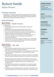 Building an attractive cv helps in increasing your chances of getting the job. Urban Planner Resume Samples Qwikresume