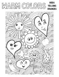 40+ free coloring pages for elementary students for printing and coloring. Warm And Cool Colors Coloring Pages Warm And Cool Colors Elementary Art Elementary Art Lesson Plans