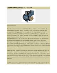 Tambahkan ke wishlist hapus dari wishlist. Doc Cara Kerja Mesin Pompa Air Otomatis Nuzul Nst Academia Edu