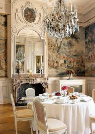 Love The Wallpaper Teatime At A French Chateau French Interior Design French Interior French House