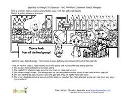 Food Allergy Hidden Food Allergy Activity Sheet For Children Food Allergies Kids Food Allergies Food Allergies Awareness