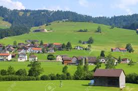 Switzerland Small Villages And Green Pastures Countryside Stock Photo Picture And Royalty Free Image Image 19000023