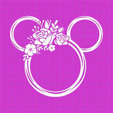 Download Diy Projects Svg Using Your Cricut Explore Minnie Mouse Flower Crown Svg Free Disney Cute Minnie Mouse Floral Wreath Svg Digital Converted To Mmd Rigged By Me