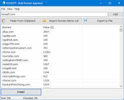 Bulk Domain Appraisal For Pc Appraise Big Domain Name Lists Vovsoft