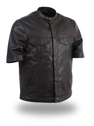 Men S Half Sleeve Leather Shirt Soft Light Men S Half Sleeve Shirt 0 8 1 0 Mm Euro Leather Shirt Mens Leather Shirt Half Sleeve Shirts