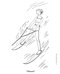 Be sure to visit many of the other beautiful sport coloring pages aswell we have a very large collection. Water Skiing Page To Print And Color 021