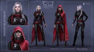 Artstation Manon Blackbeak Mariana Vieira Peres Throne Of Glass Books Throne Of Glass Fanart Throne Of Glass Series