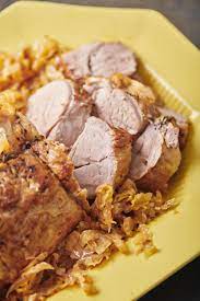 Slow Cooker Braised Pork With Cabbage And Apples The Mom 100 Recipe Braised Pork Pork Recipes