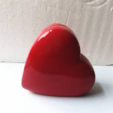 Looking for heart bank stickers? China Ceramic Red Heart Shape Money Piggy Bank Best Wedding Piggy Bank Gift Manufacturer And Factory Joinste